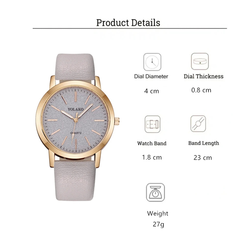 LADY - White Yellow - Navy Rubber - Quartz - 34mm