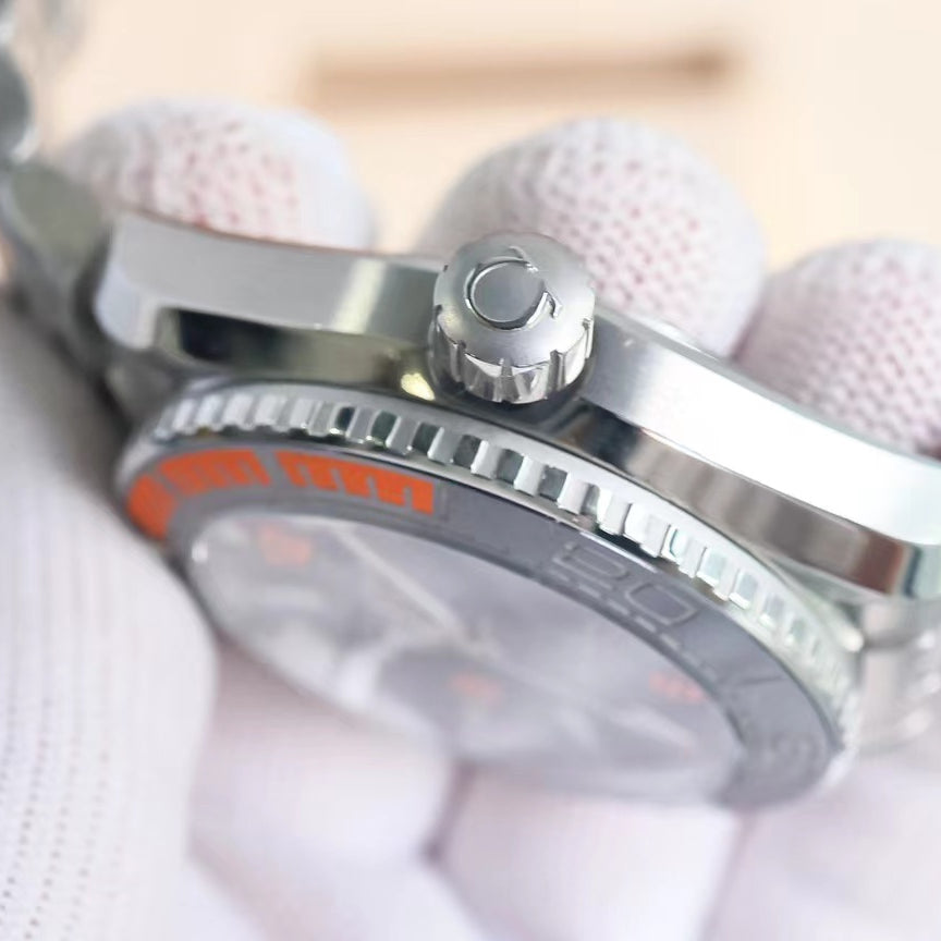 Black Orange - White 904L Steel - Automatic - 43mm
