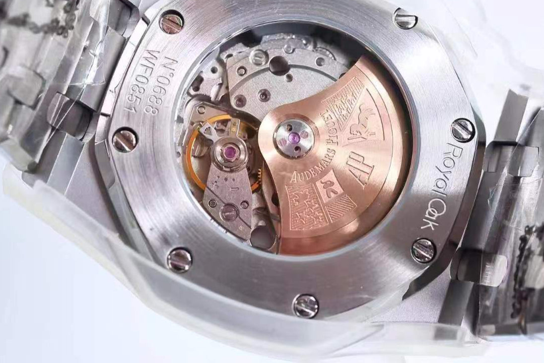 đŸ”¥limited-time offer! Classic 15400ST - Black 904L Steel - Silver - Automatic - 41mm