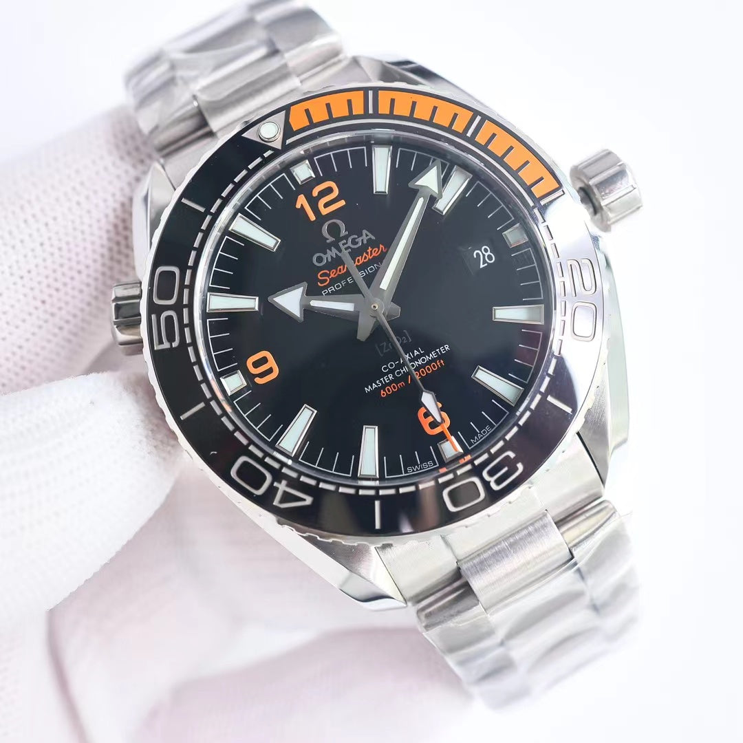 Black Orange - White 904L Steel - Automatic - 43mm