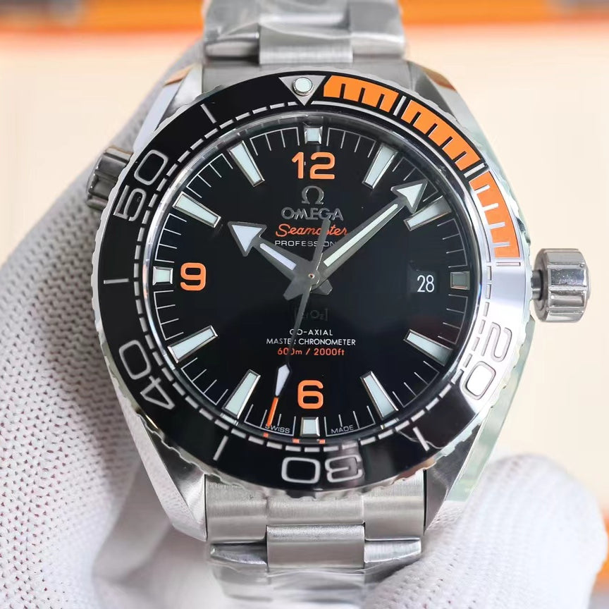 Black Orange - White 904L Steel - Automatic - 43mm