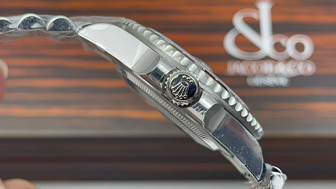 LUXURY-Grey Black -904L Steel- Automatic -40mm