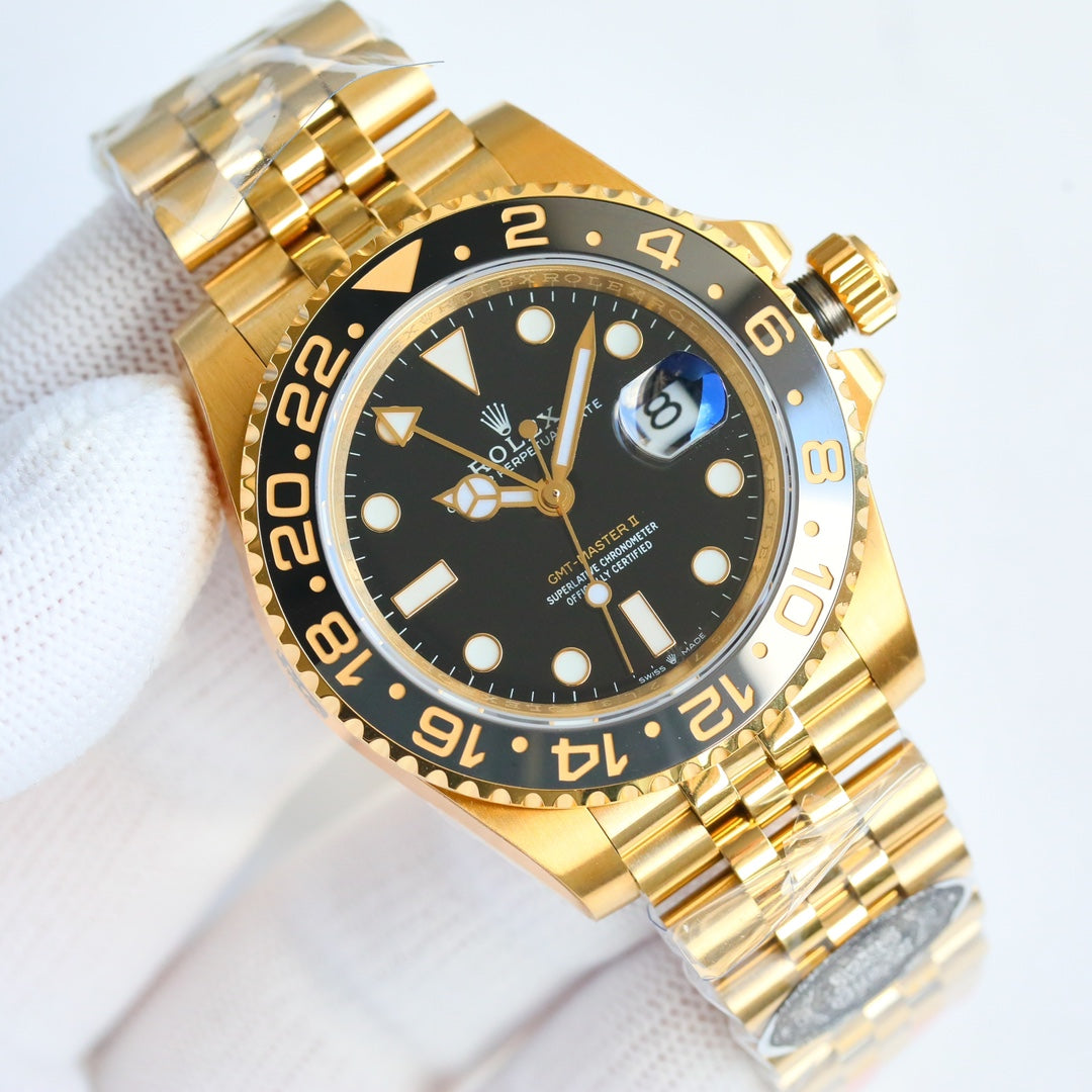 C-Factory - Black -Yellow Gold- 904L Steel - Automatic - 40mm