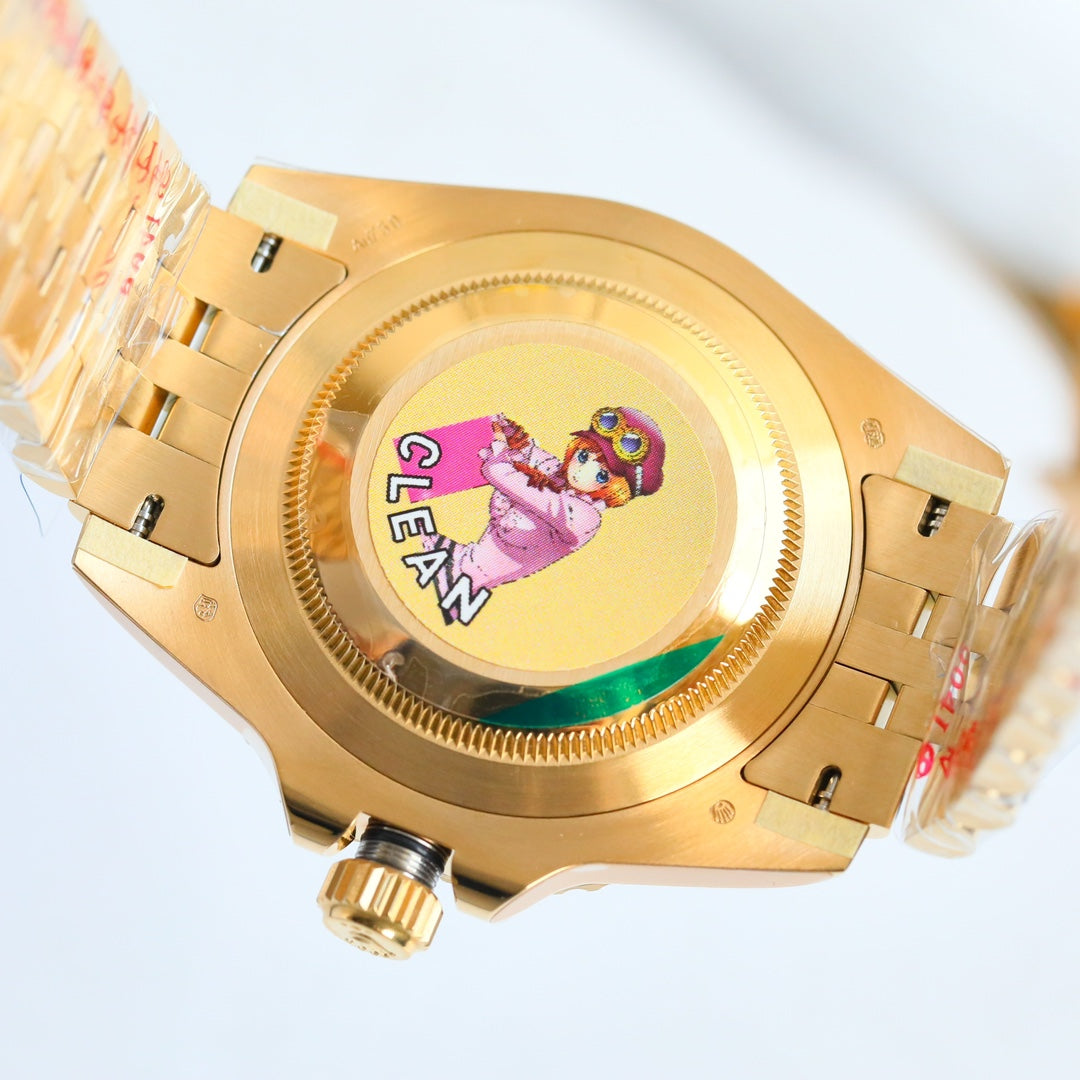 C-Factory - Black -Yellow Gold- 904L Steel - Automatic - 40mm