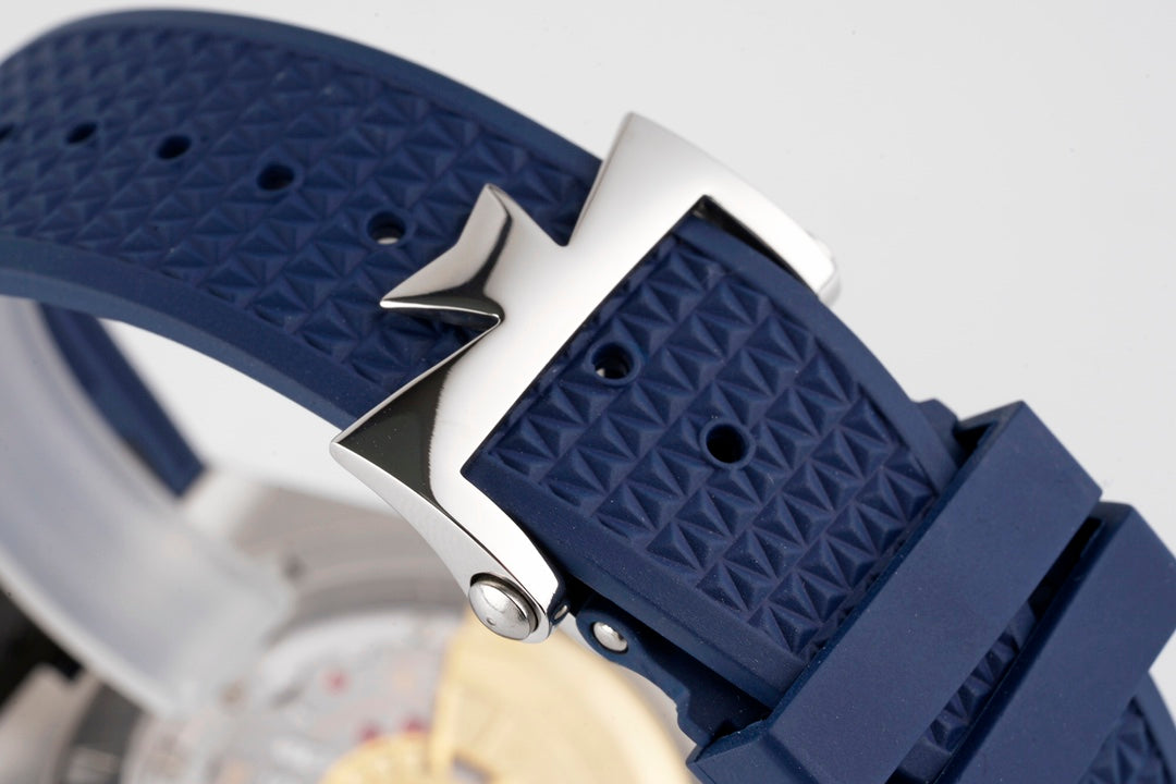 Blue Rubber Strap+Leather Strap for VC