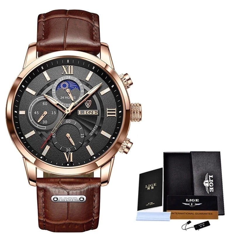 Men's Leather - Automatic - 42mm