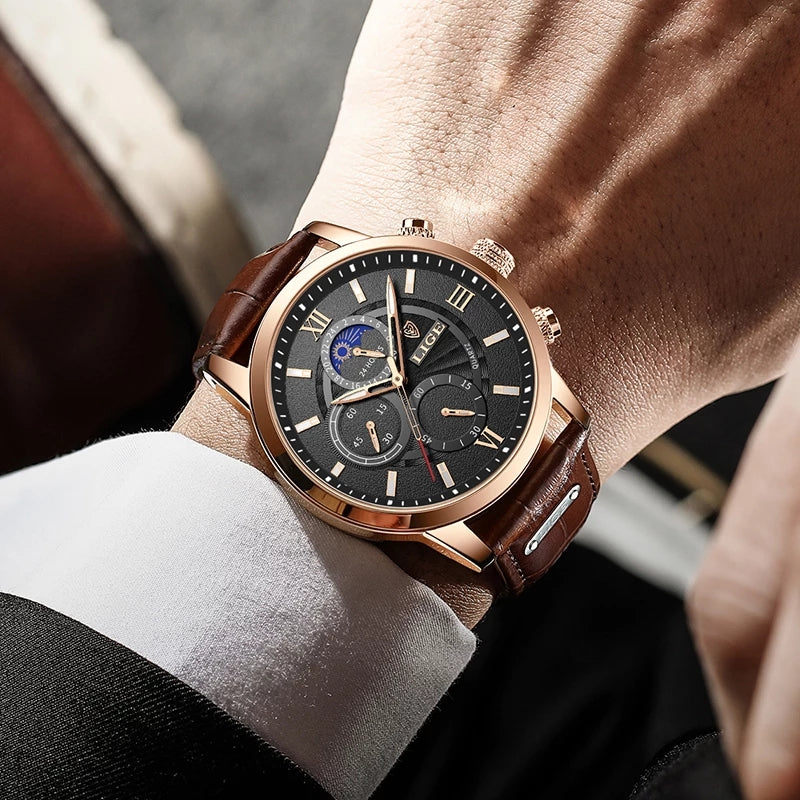 Men's Leather - Automatic - 42mm