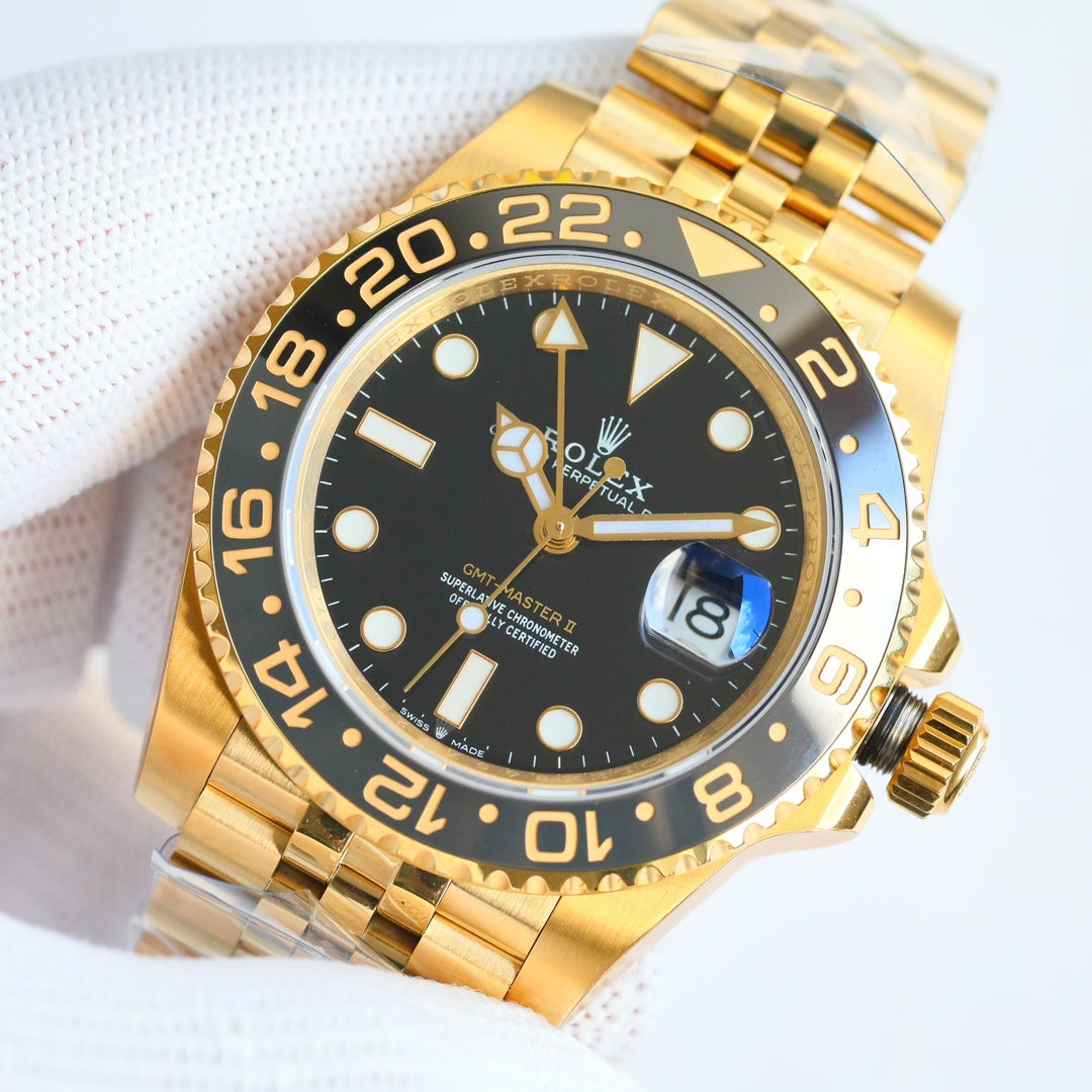 C-Factory - Black -Yellow Gold- 904L Steel - Automatic - 40mm