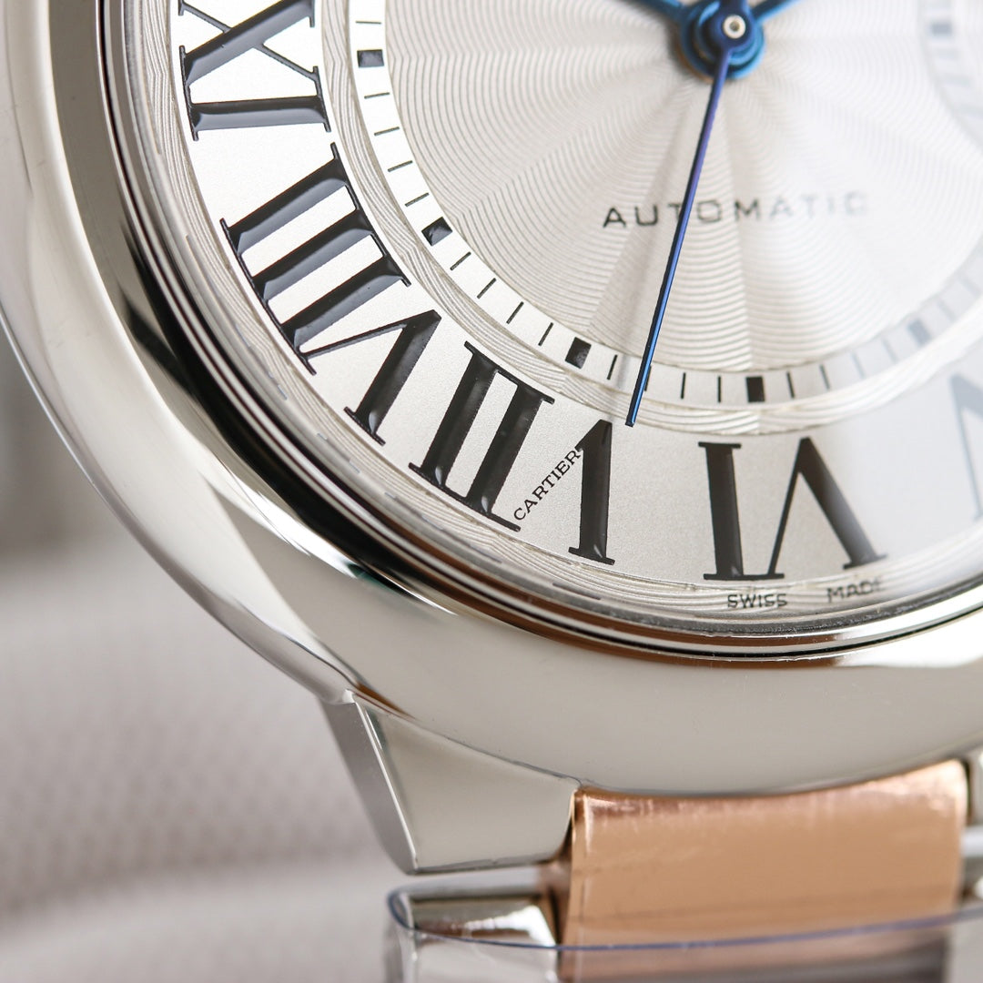 White Rosegold - White Silver - 904L Steel- Automatic - 36/42mm
