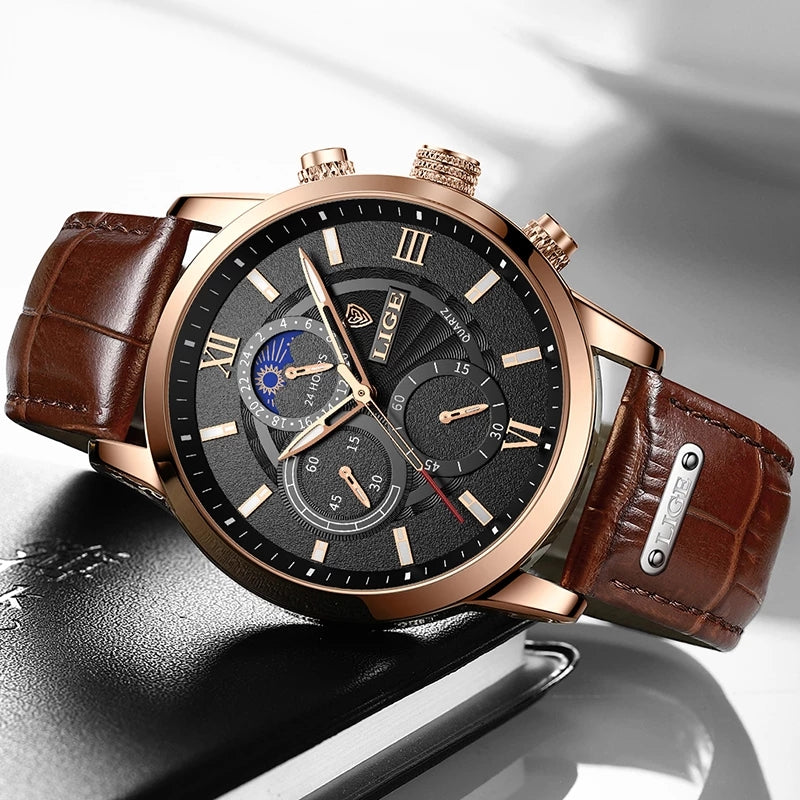 Men's Leather - Automatic - 42mm
