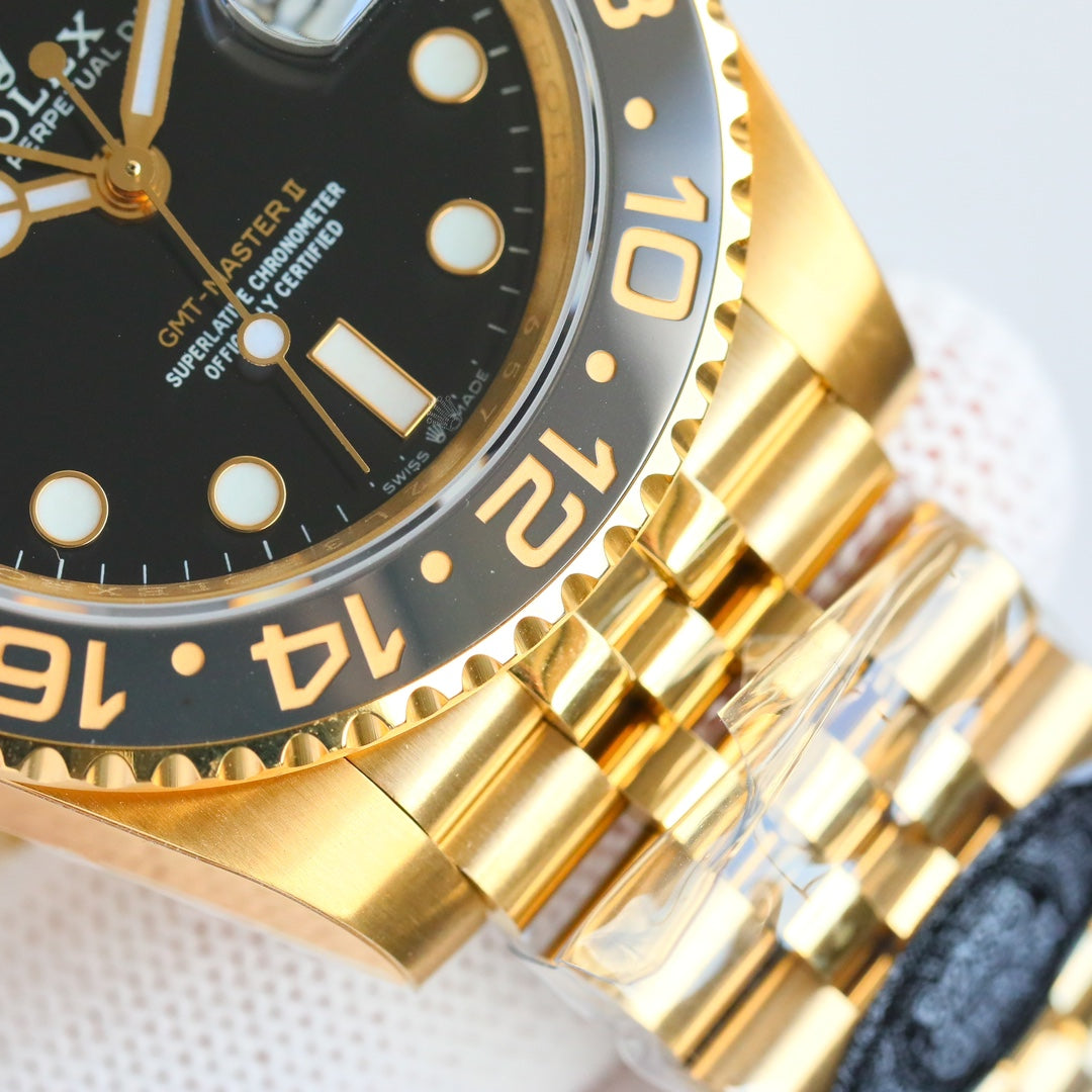 C-Factory - Black -Yellow Gold- 904L Steel - Automatic - 40mm