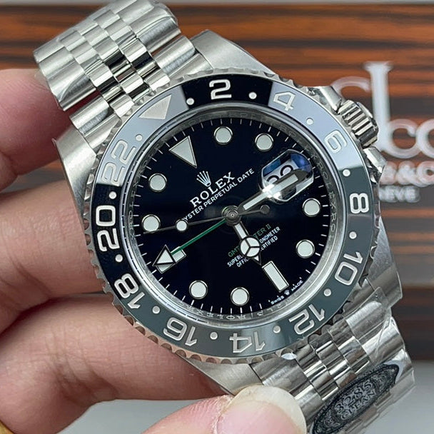 LUXURY-Grey Black -904L Steel- Automatic -40mm