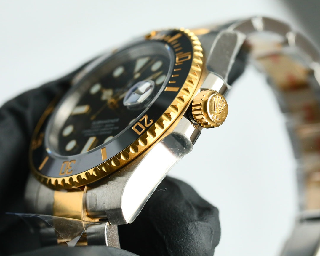 C-Factory -Black - Yellow Silver 904L Steel - Automatic - 41mm