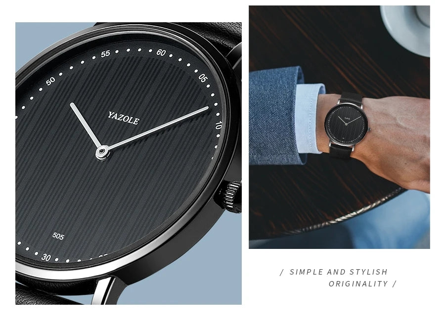 White - Black Leather - Automatic - 42mm