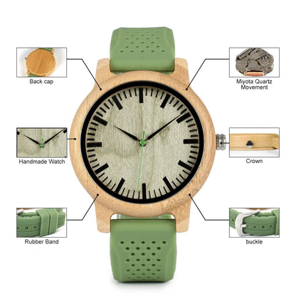 Black Brown - Brown Rubber - quartz - 42mm