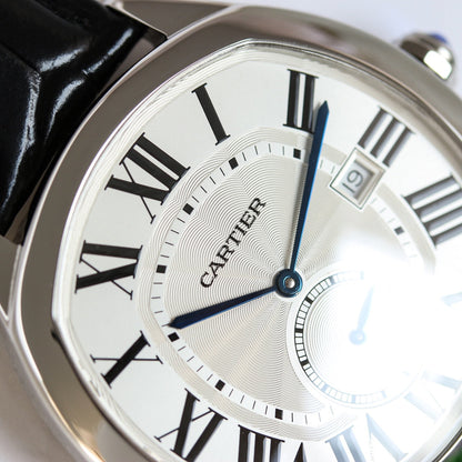 904L Silver -Silver White- Black Leather - Automatic - 40*41mm