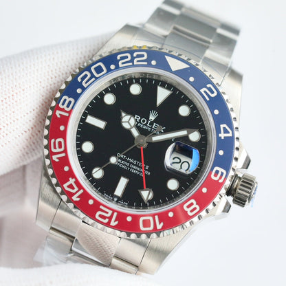 C Factory - Red Blue - Silver 904L Steel - Automatic - 40mm